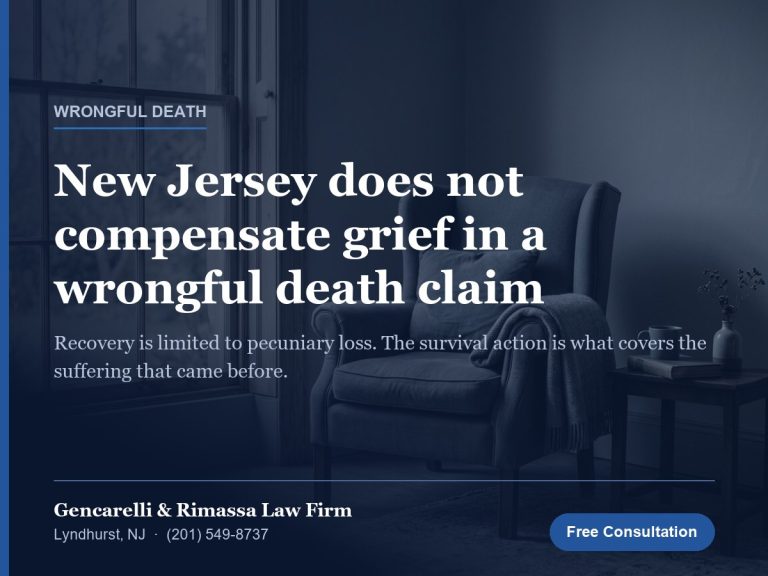 Empty armchair by a window; article on nursing home wrongful death claims in New Jersey